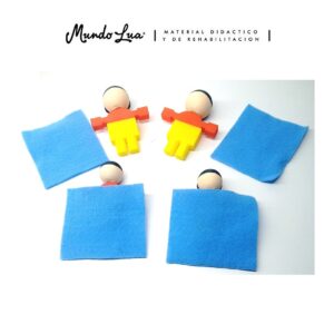 1 AA ESCALA DE DESARROLLO INFANTIL M.P.: CORRESPONDENCIA MUÑECOS MANTAS