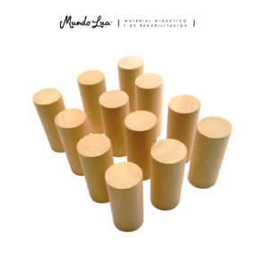 CLAVIJAS O CILINDROS DE MADERA CON 12 MODELOS
